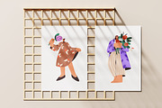 People holding flower bouquets set, a Person Illustration by Good Studio (Thumbnail 15 of 16)