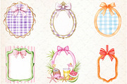 Coquette Summer Frame Clipart Bundle, an Illustration by Libby Wishes (Thumbnail 3 of 6)