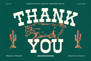 Smoke Grand Western Display Font, a Slab Serif Font by timelesstype.co (Thumbnail 20 of 20)