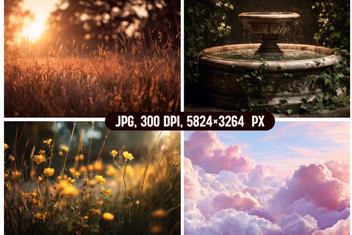 Romantic & Dreamy Photo Backdrops, a Background Graphic by PrintHaven Designs (Photo 6 of 12)