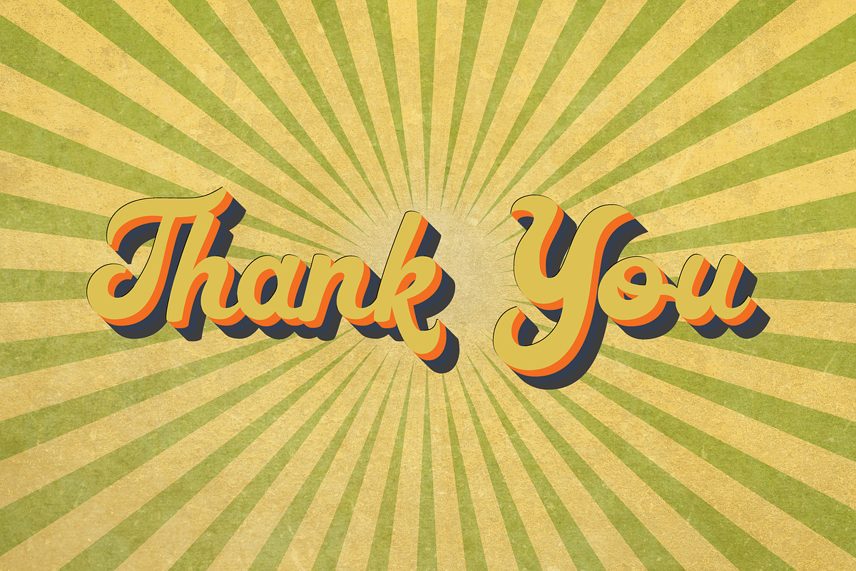 Retrovert Vintage Font Groovy Script preview 6