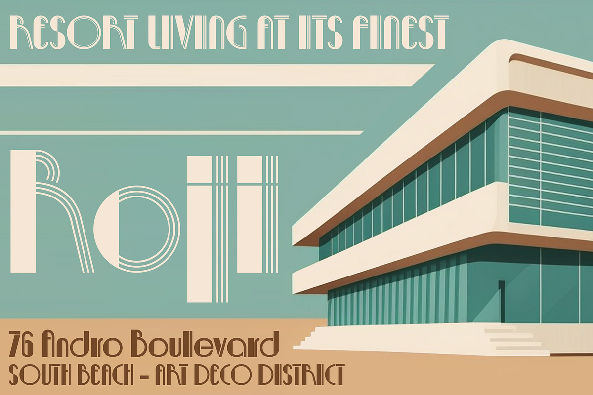 Rhumba Family, a Sans Serif Font by Stiggy & Sands (Photo 5 of 9)
