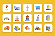 3D Animated Manufacturing Icon Set, a Scene 3D Model by Flat Icons (Thumbnail 2 of 5)