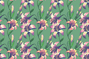 Set of six seamless floral patterns, a Pattern Graphic by Alena Stoyko design (Thumbnail 4 of 4)