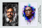 Artistic Photo Manipulation Template, an Action Add-On by Photoshop Action (Thumbnail 1 of 12)