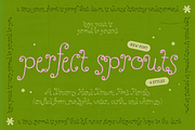 Perfect Sprouts | Whimsical Font, a Handwritten Font by type peace (Thumbnail 20 of 20)