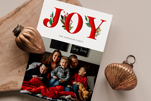 Christmas Card Template CD223