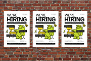 We're Hiring Flyer, a Flyer Template by Aiyari Graphic (Thumbnail 3 of 3)