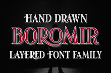 Boromir - 11 layered fonts