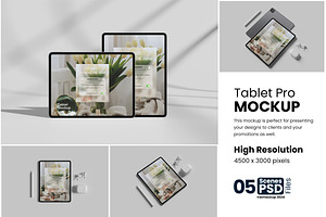 Tablet Pro Mockup, an iPad Mockup by bimockup