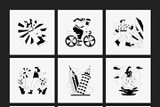 Monochrome Illustration Bundle, a Person Illustration by Vectors Market (Thumbnail 14 of 18)