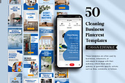 Cleaning Business Pinterest Design, a Social Media Template by Snapybiz (Thumbnail 6 of 10)