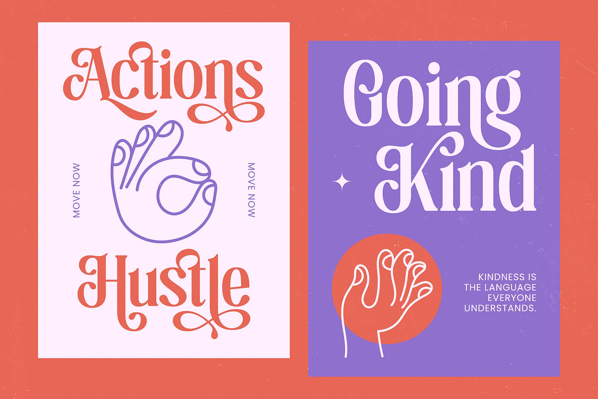 Kavital Mindset Groovy Serif, a Serif Font by timelesstype.co (Photo 8 of 20)