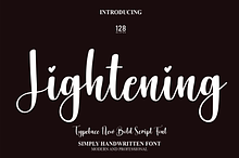 Lightening | Script Font
