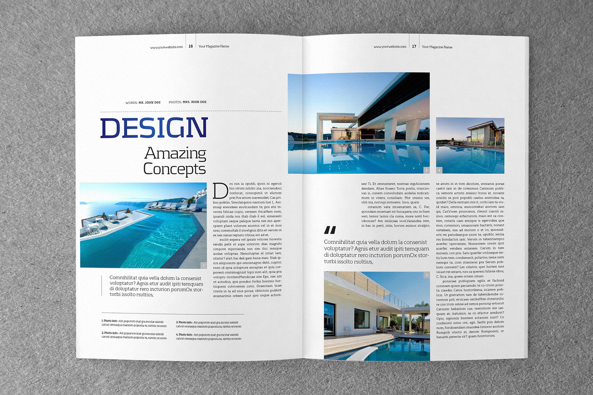 A5 Portrait Template (V.02), a Magazine Template by Shafura (Photo 5 of 6)