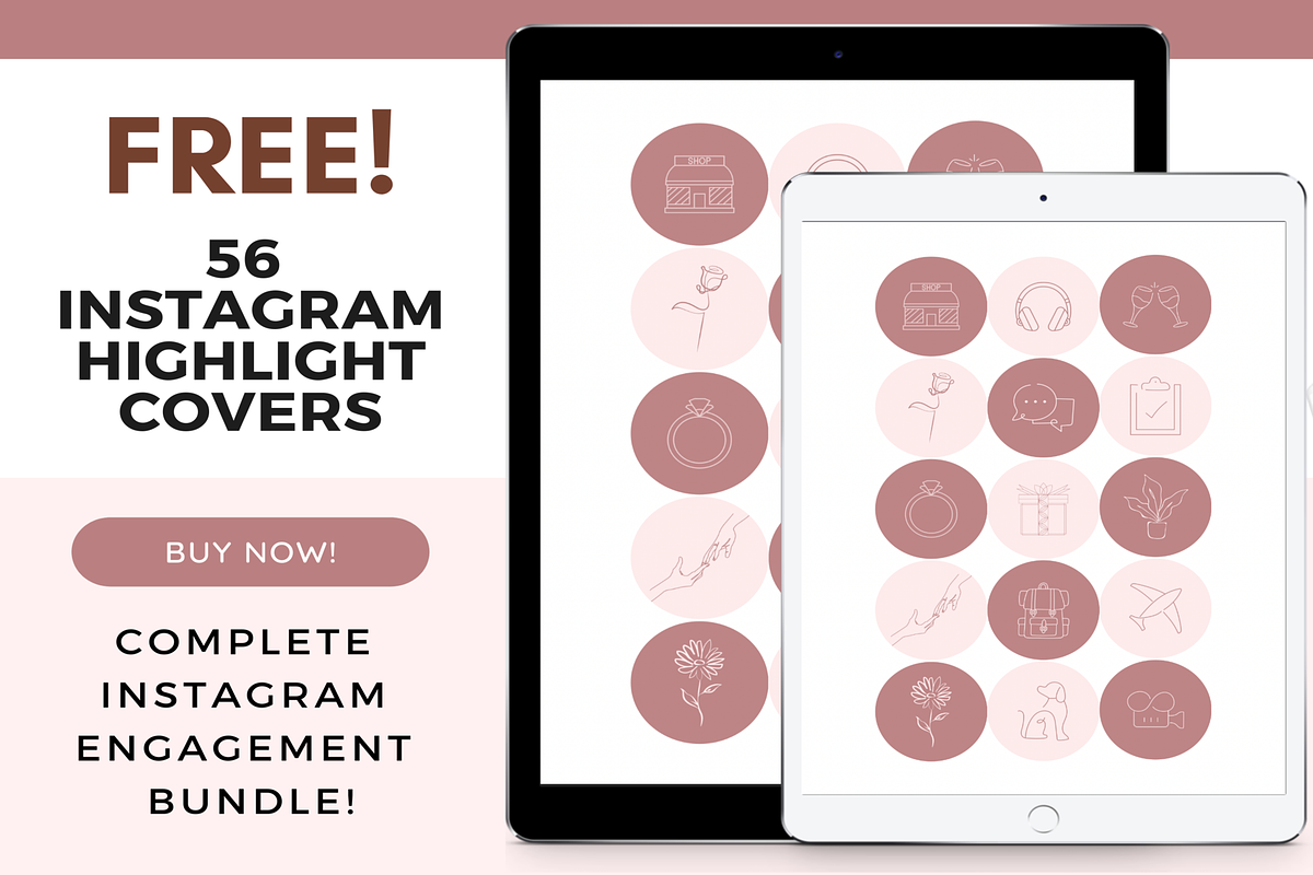 Wedding/Florist Instagram Templates, a Social Media Template by LushBury (Photo 5 of 9)