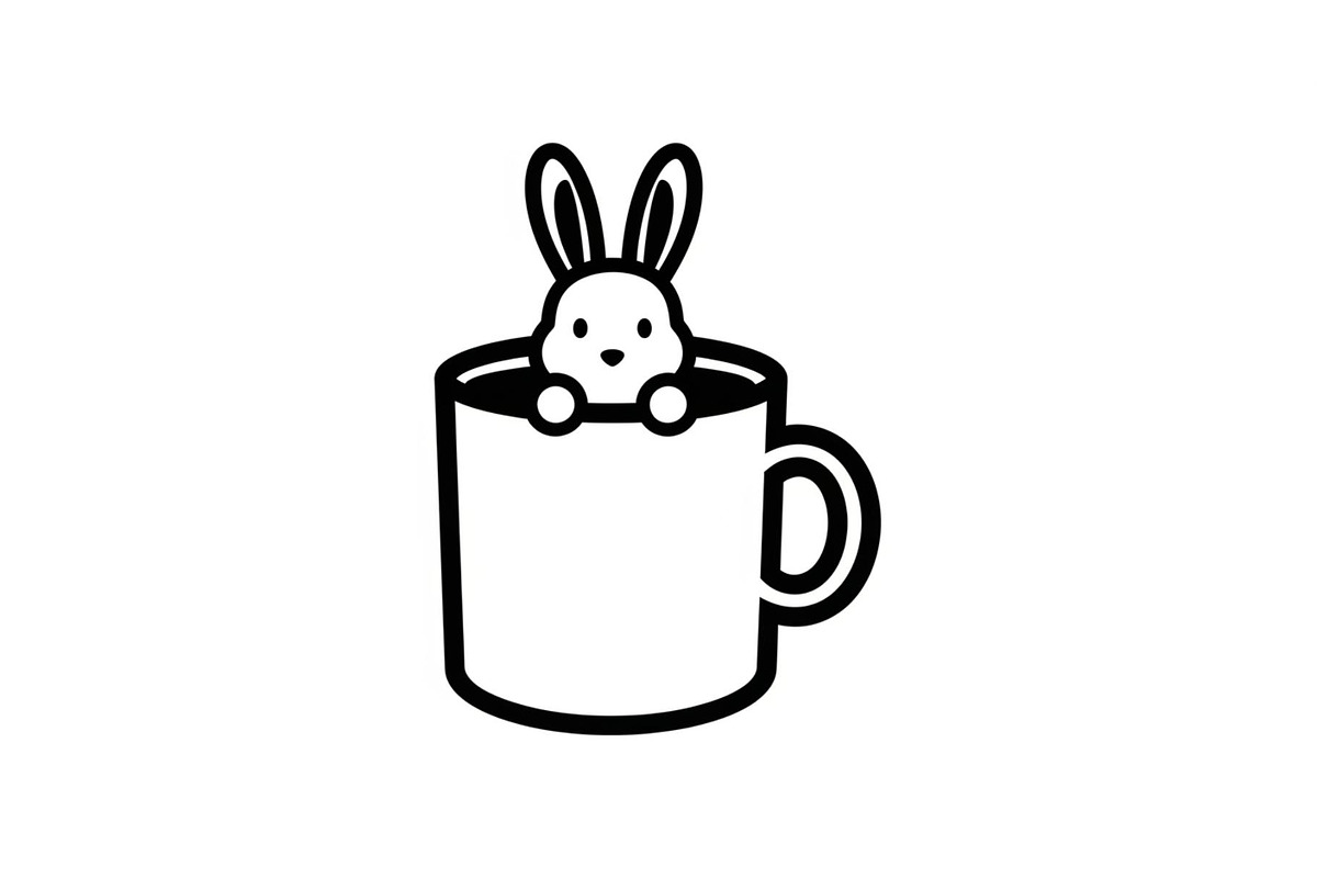Cute Bunny Coffee Cup Vector Bundle, an Illustration by Designs_River (Photo 47 of 49)