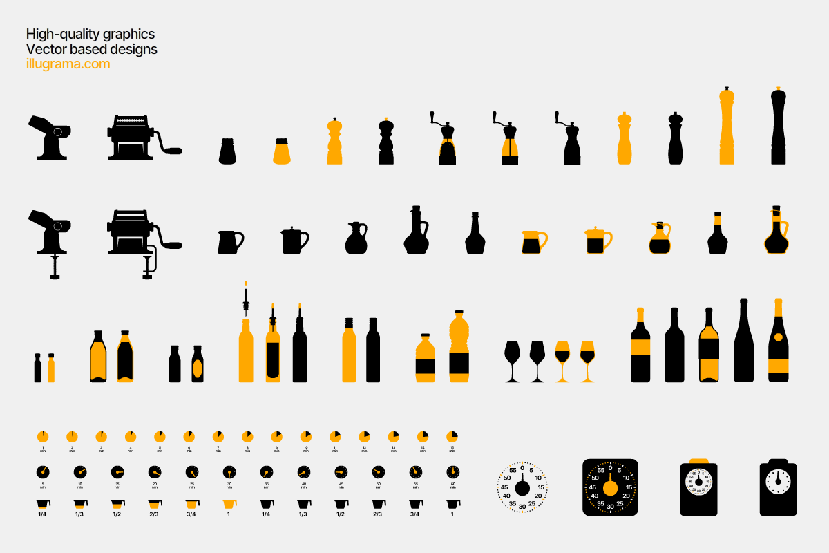 Italian Pasta - Modern Graphics, a Food Illustration by illugrama (Photo 10 of 13)