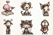 Whimsical Baby Animal Watercolor, an Illustration by DreamCafeArt (Thumbnail 5 of 8)
