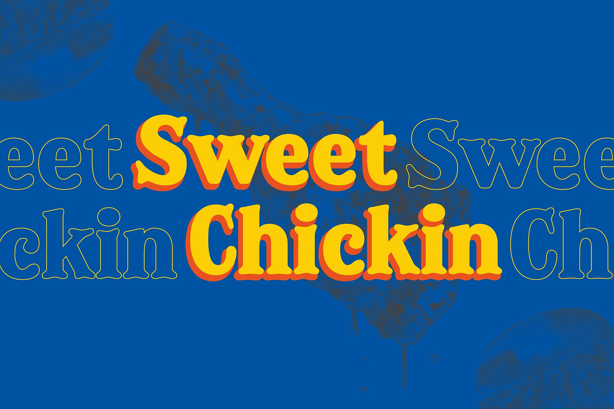 Sweet Chickin - Serif Display Font, a Serif Font by Studio Moara (Photo 1 of 8)