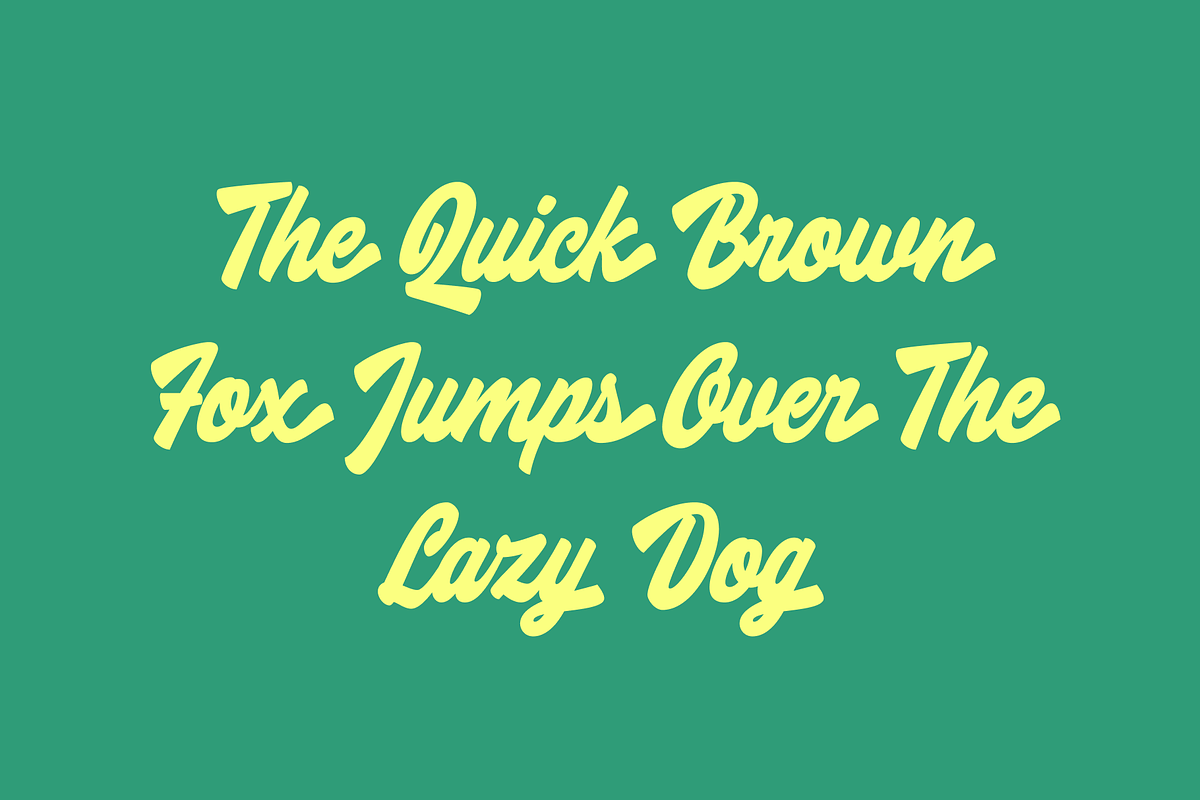 Lematins Script - Brush Font, a Script Font by Holyline Design (Photo 2 of 15)