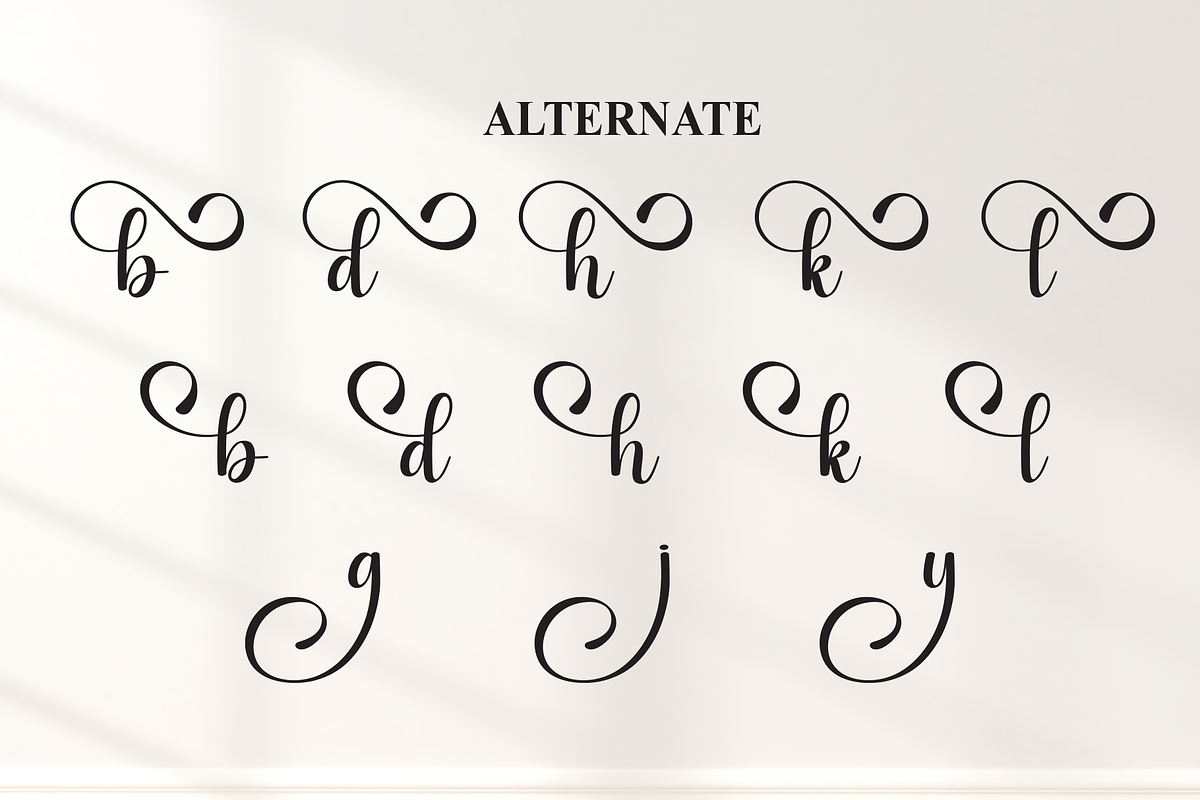 Babylone | Script Font, a Handwritten Font by Scratchones (Photo 8 of 9)