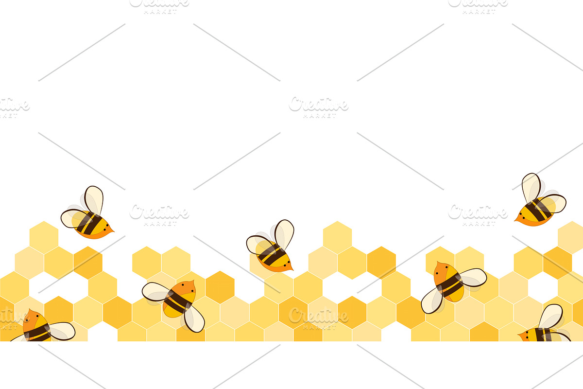 Seamless border pattern with, an Illustration by Toltemara
