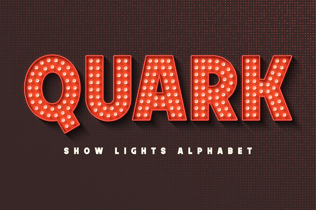 Bright lights show alphabet design, an Object Graphic by RevelStockart (Photo 1 of 8)