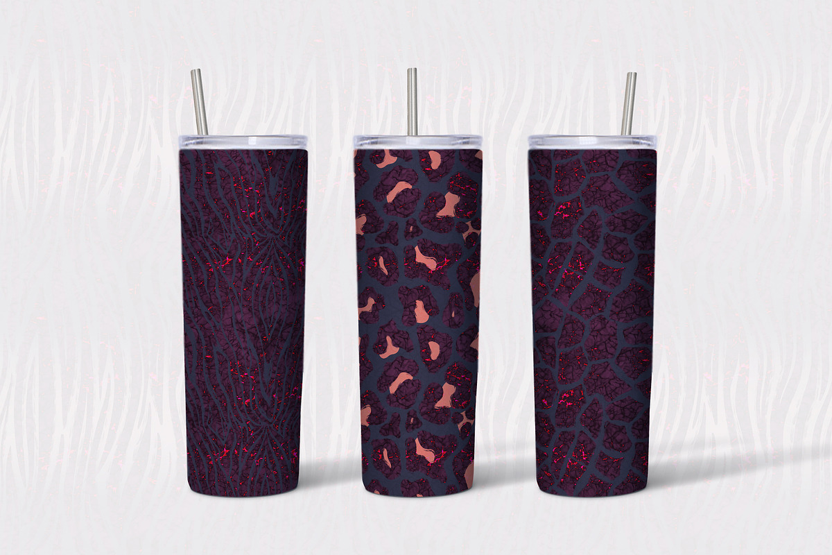 Wild Animal Prints Set Night Drama, a Pattern Graphic by Oksana Dovhopol Art (Photo 10 of 19)