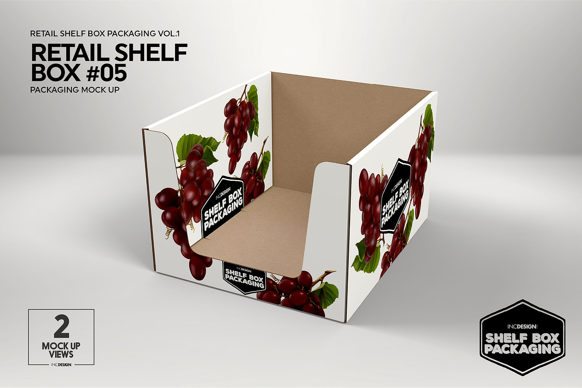 Retail Shelf Box Packaging Mockups1, a Packaging Mockup by INCDesign (Photo 15 of 32)