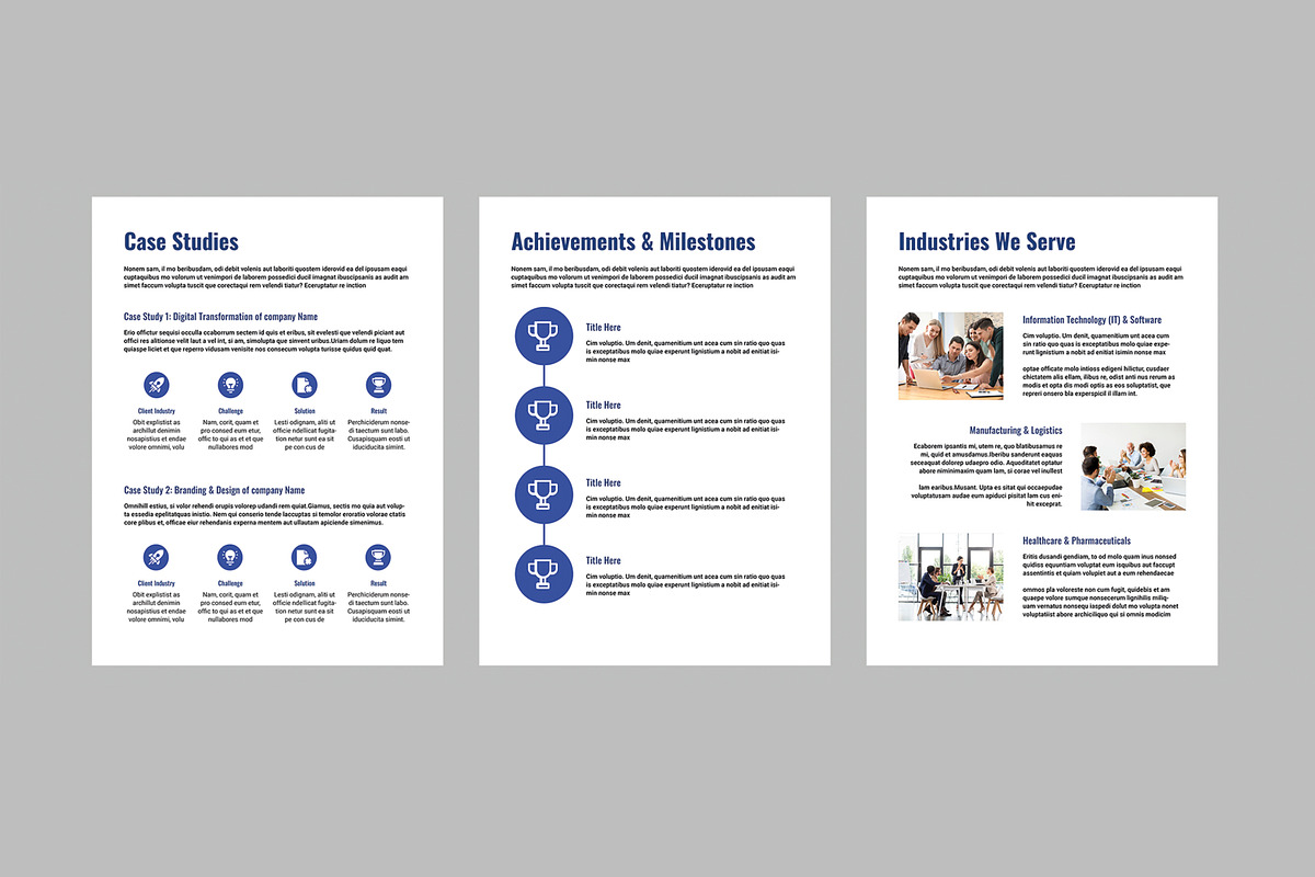 Company Profile Ebook for Businesses, an UI Kit Template by MightyDesign (Photo 5 of 10)