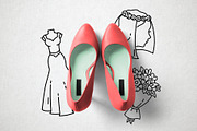 100 Wedding Icons Set - Expanded, an Outline Icon by Hatch Design Workshop (Thumbnail 13 of 15)