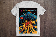 Space Monster Illustrated Flyer, a Flyer Template by ashenterprise (Thumbnail 3 of 3)