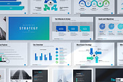 Business Strategy Google Slides, a Presentation Template by White Graphic (Thumbnail 1 of 9)