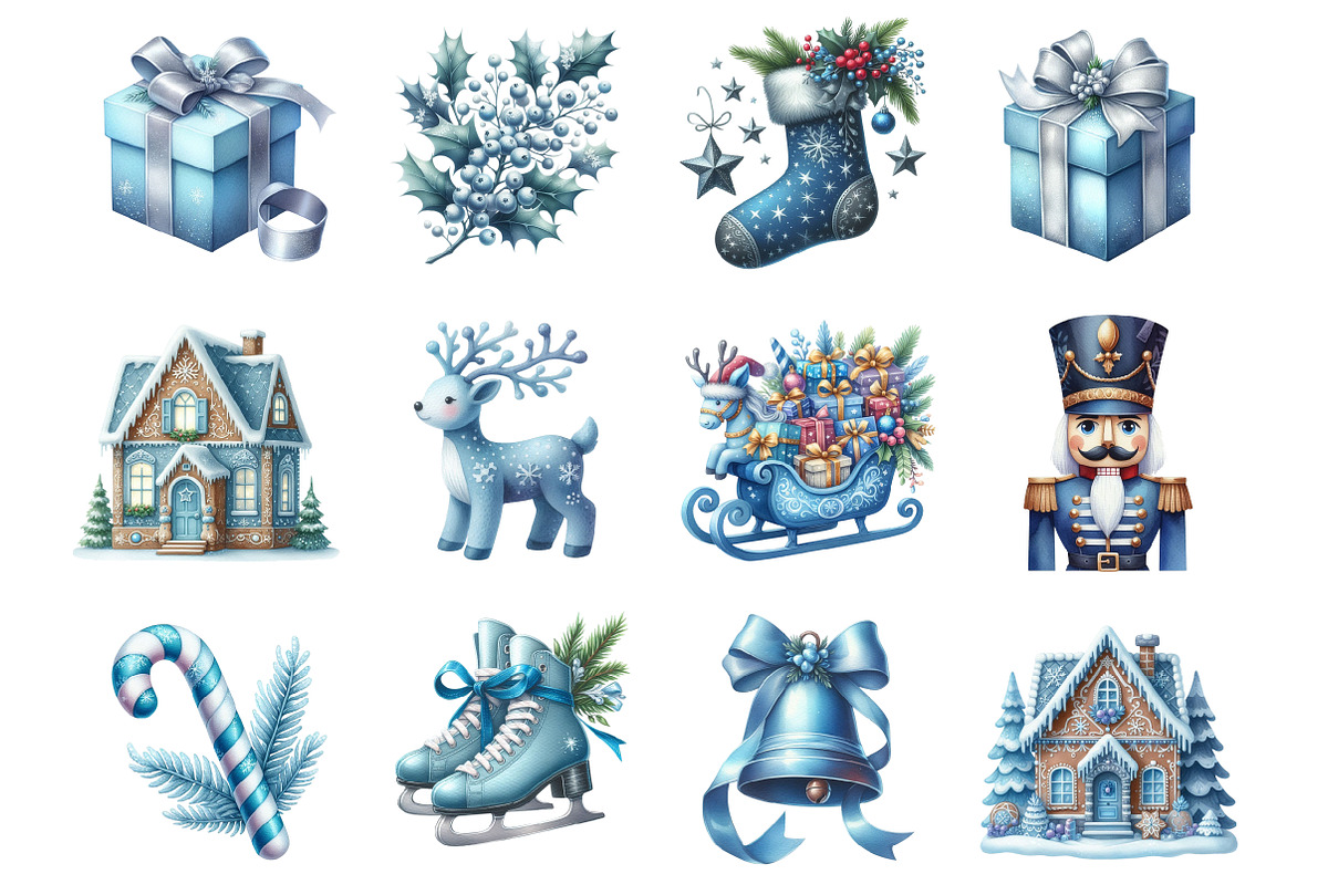 Christmas Blue, an Illustration by Design Market (Photo 2 of 3)