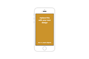 Outlined iPhone 5s mockups (5), an iPhone Mockup by Around Seven Products (Thumbnail 4 of 5)