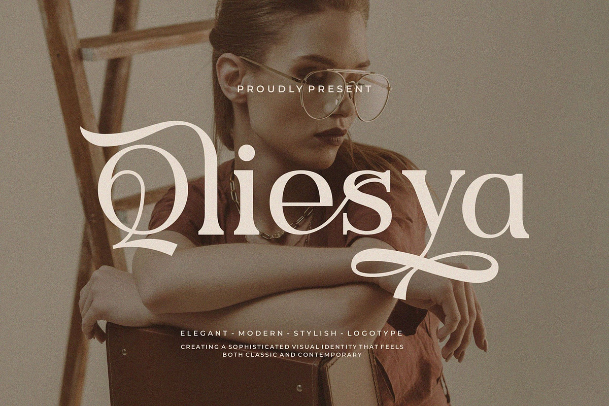 Qliesya || Modern Elegant Serif Font, a Serif Font by Ermedia Studio (Photo 1 of 10)