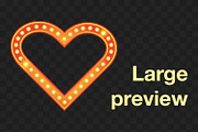 Vector retro frames with lamps, an Object Graphic by MariiaVD (Thumbnail 2 of 7)