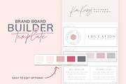 Brand Board Builder Template, a Presentation Template by Kimi Kinsey (Thumbnail 1 of 4)