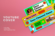 Neo Brutalism Summer YouTube Cover, a Social Media Template by graphicook (Thumbnail 1 of 3)