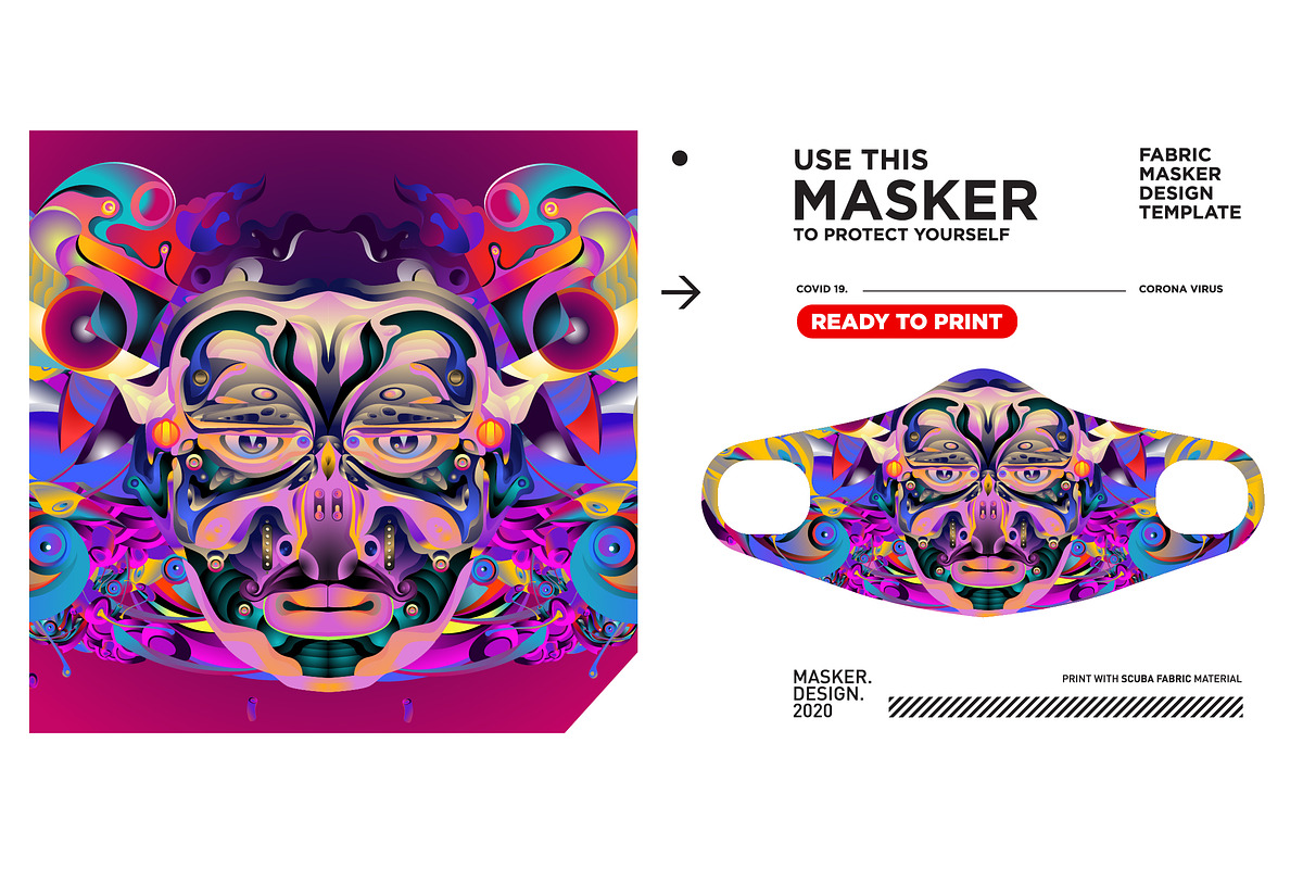 Cute Masker Design & mockup, a Mask Mockup by singpentinkhappy (Photo 16 of 16)