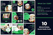 Schooling Instagram Posts, a Social Media Template by Mohammad Sarfaraz (Thumbnail 3 of 5)