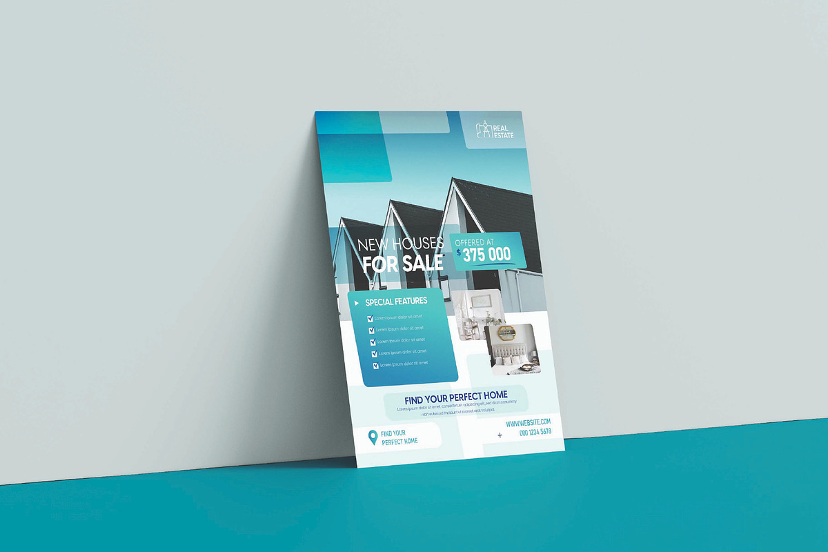New house for sale flyer, a Flyer Template by Workhu (Photo 2 of 4)