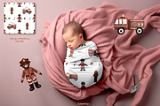 Fire station- children collection, an Animal Illustration by Linerisyart (Thumbnail 13 of 15)