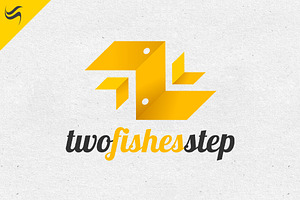 Two Fishes Logo Template