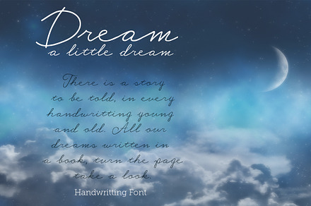 Dream A Little Dream - Font