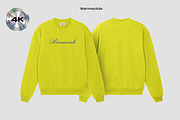Sweatshirt crewneck mockup, an Apparel Mockup by Barmecide Mockup Studio (Thumbnail 1 of 3)