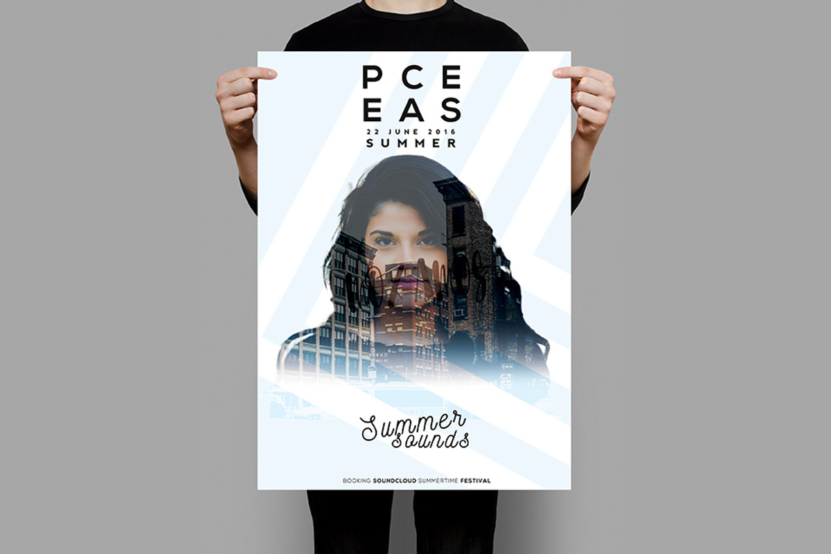 Summer Exposure Poster, a Flyer Template by PixThor
