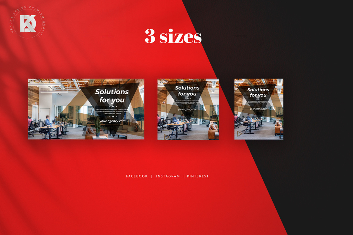 Business Social Media Pack, a Social Media Template by Kahuna Design (Photo 3 of 6)