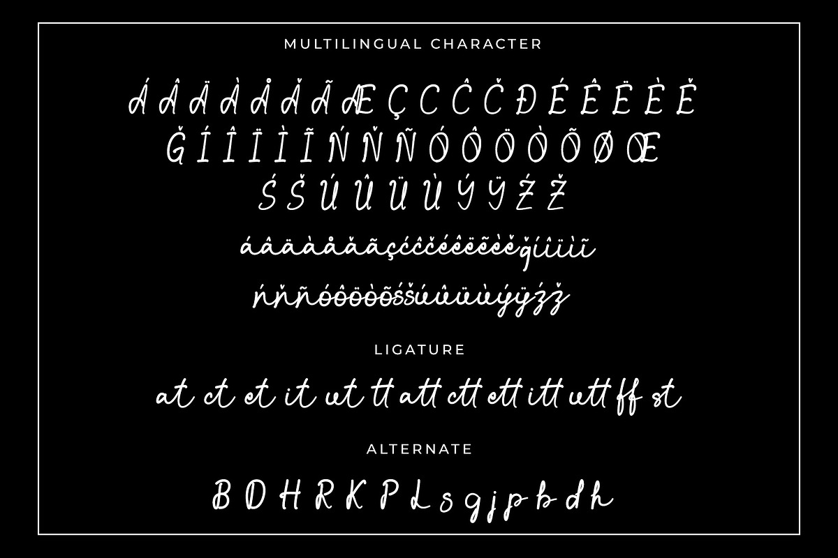 Abeliks Modern Script Font, a Script Font by Bilahstudio (Photo 12 of 13)
